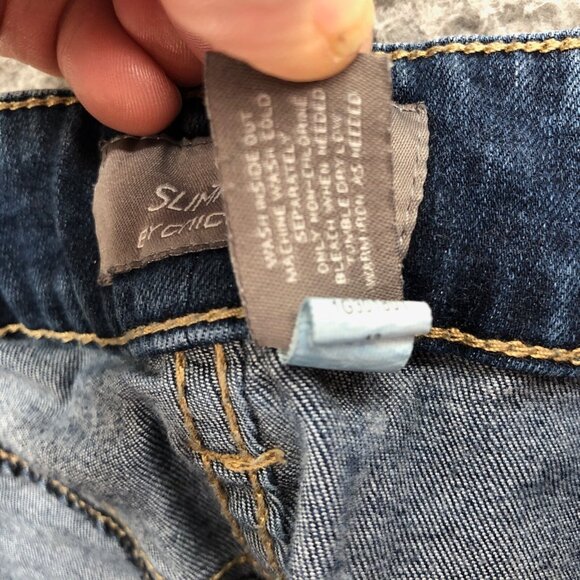 Chicos Jeans Womens 0.5 US 6 So Slimming Blue Medium Wash Denim Stretch Skinny* - Picture 8 of 13